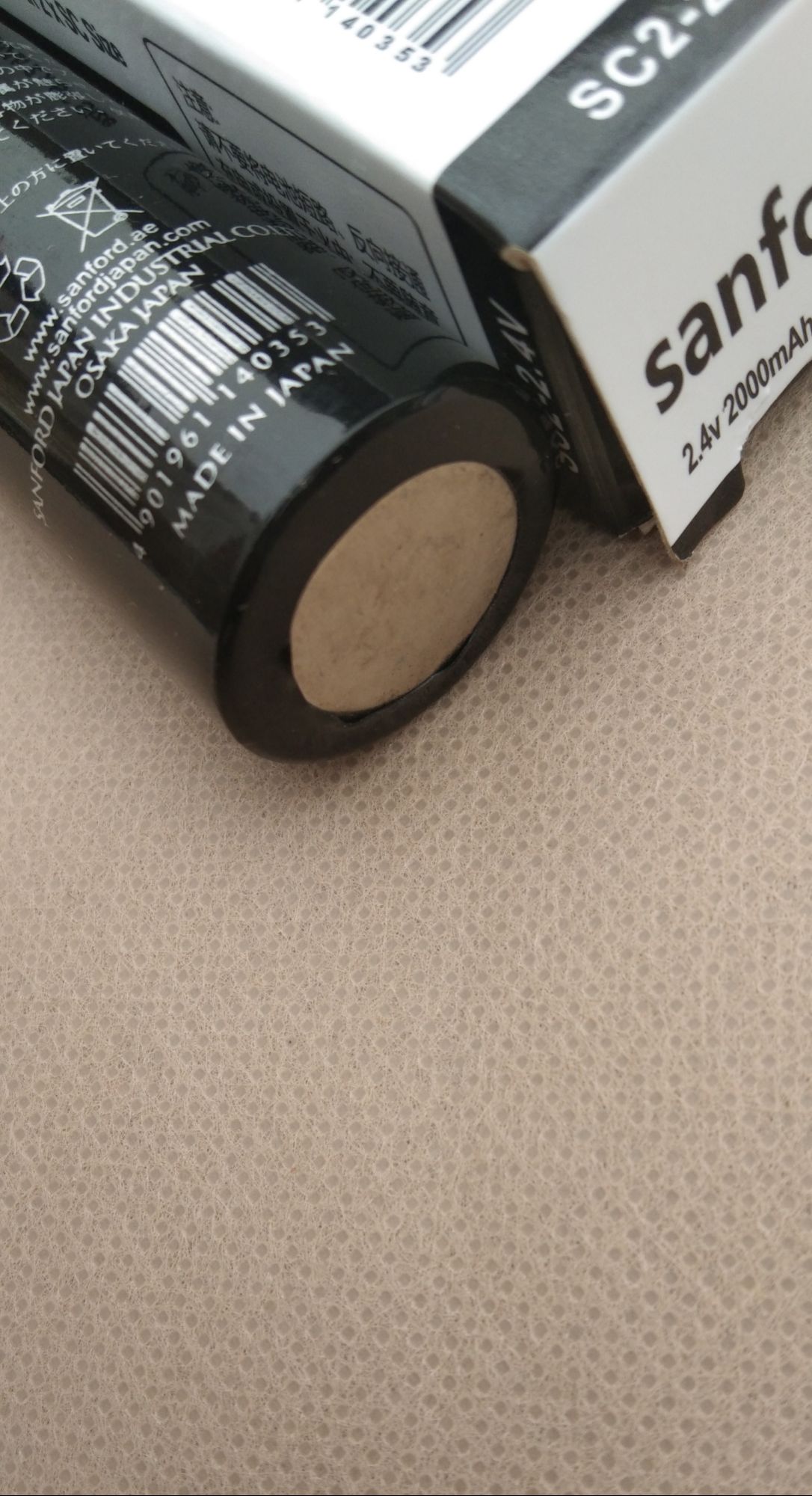 Sanford 2.4V Size-2SC 2000mah Cell NiCd Rechargeable Battery with Button Top
Sanford GFL-3827/3854 Torch Light Battery Cell 2.4V 2SC 2000mAh