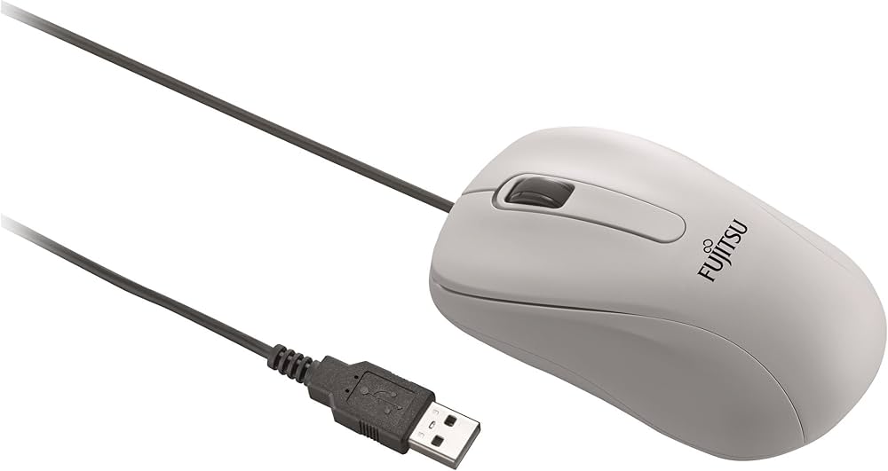 FUJITSU M520 USB OPTICAL WIRED MOUSE 1000DPI ORIGINAL BRANDED MOUSE
