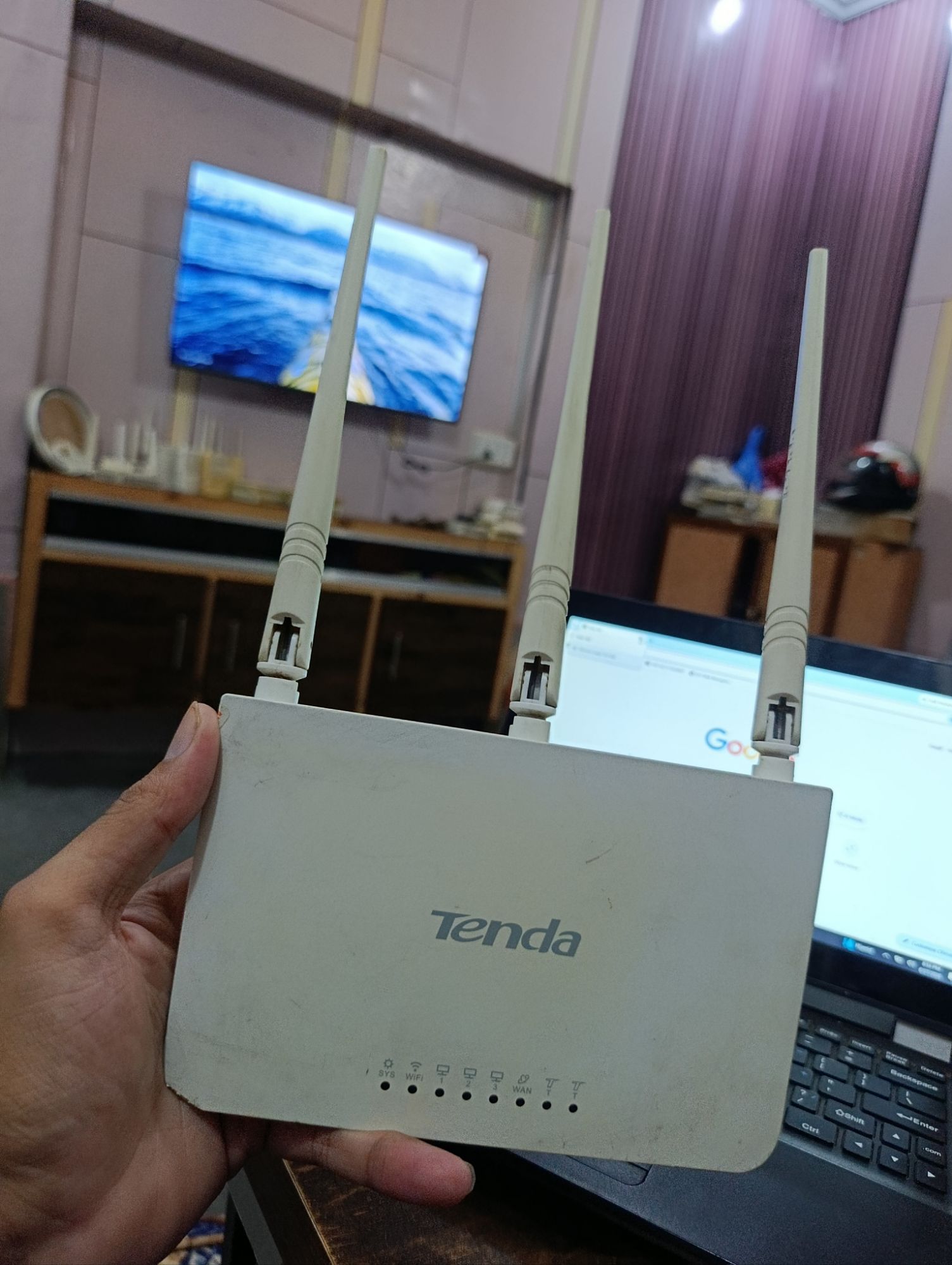 Tenda f3 Used  Modem Router extender latest firmware