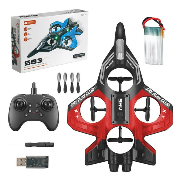 Remote Control Foam B2 Bomber Fighter Jet 888 RC Airplane for Kids & Adults Lightweight EPP Foam Aircraft with LED Lights & Rechargeable Battery