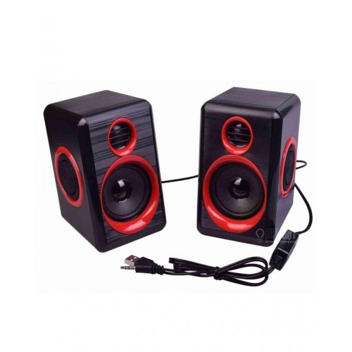 New High Quality  Quality Audio Speaker FT-165 Prime USB Speakers - Wired Speaker for Computer and Laptops and Mobiles - Small Speakers - Prime FT 165 USB Multimedia Bass Speakers Sub Woofer Speaker