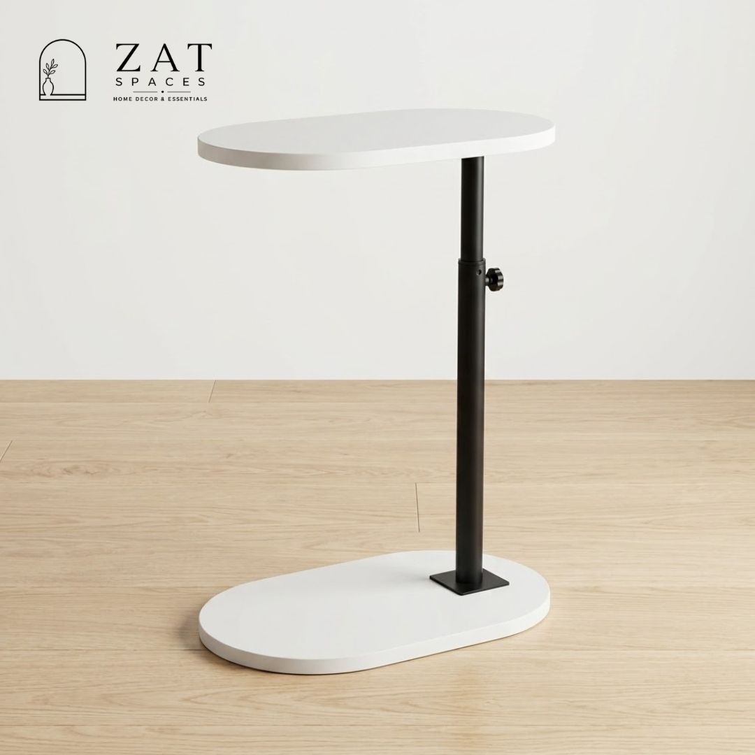 Adjustable Laptop Table | Overbed Table | Sofa Side Table | C Shaped Table | Bedside Table | Coffee Table | Study Desk | Rolling Laptop Desk | ZAT Spaces