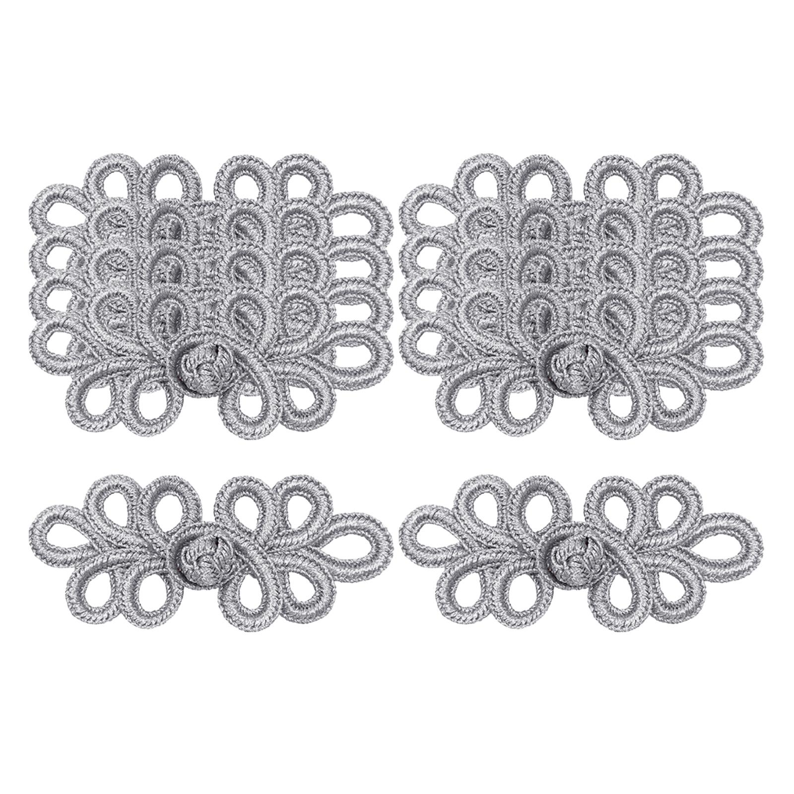 10Pair Chinese Knots Frog Buttons Closure Fasteners Sewing Button Knitting Closure Button for Costumes Outfit Coats Cloak Hanfu