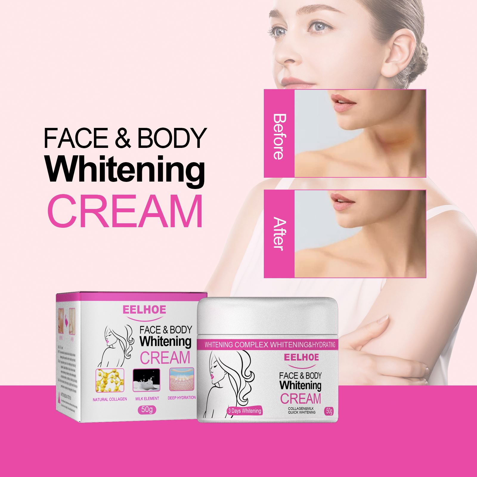 Aveessence Advanced Skin Brightening Cream - Radiance Boosting Formula for Whitening & Radiance, Suitable for Sensitive/Dry/Combination Skin, 7-Day Best Results