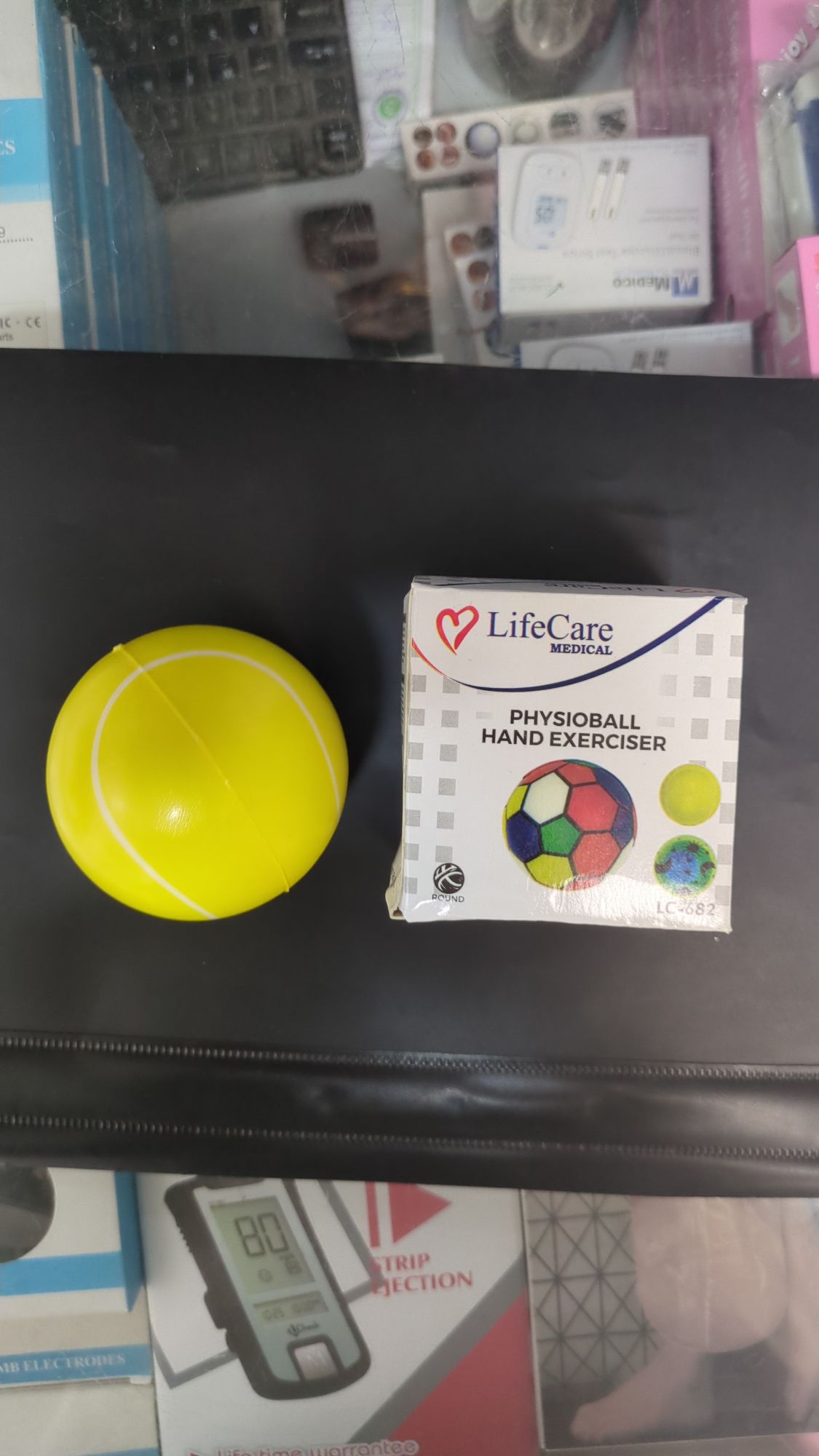 physioball exercise, hand exercise physio ball, stress relieving ball,  hand grip exercise physio ball