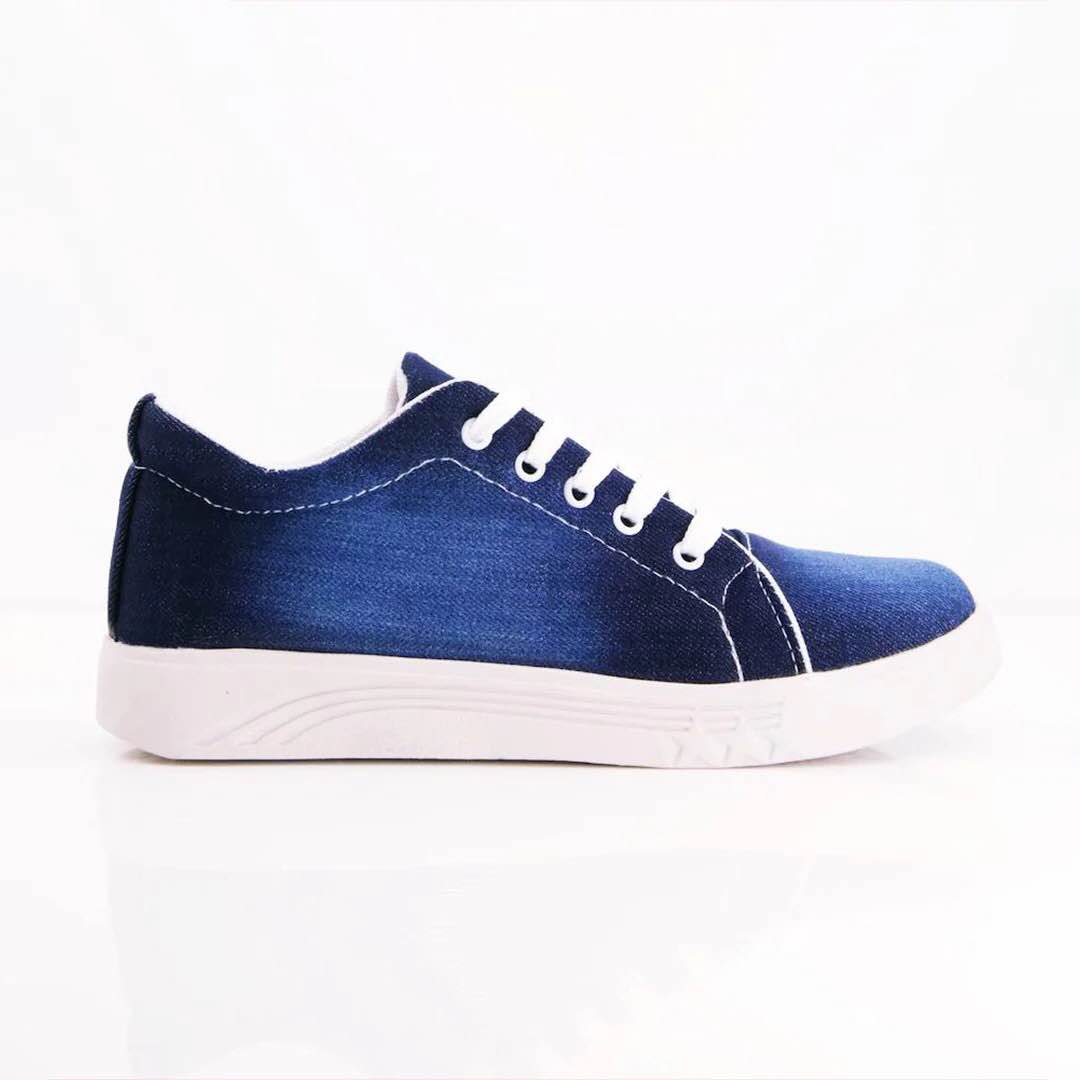 Girls Shoes of Best Quality Blue Jeans Lightweight