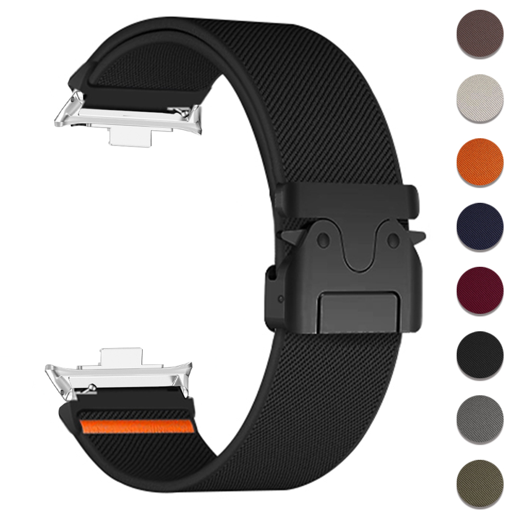 Nylon Loop for Redmi Watch 6/5/4 Strap Sport Breathable Replacement Bracelet for Mi Band 9/8 Pro Band Smartwatch Accessories