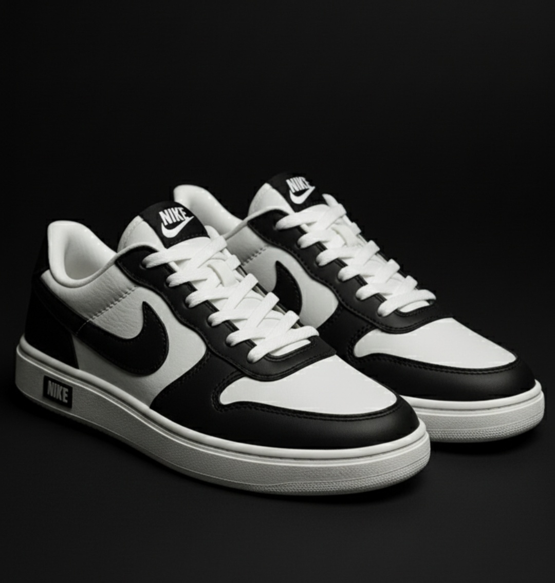 Trendy Sneakers – Stylish Low-Top Casual Sneakers for Men & Women | Comfortable Walking Shoes, Fashionable Sports Sneakers, Black & Blue Lifestyle Trainers