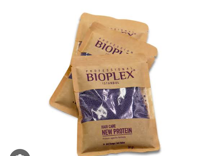 50 Gram Bioplex Blue hair strengthening protein Treatment No Damaged Hair For Bleaching and Colouring Blue Protein Balls