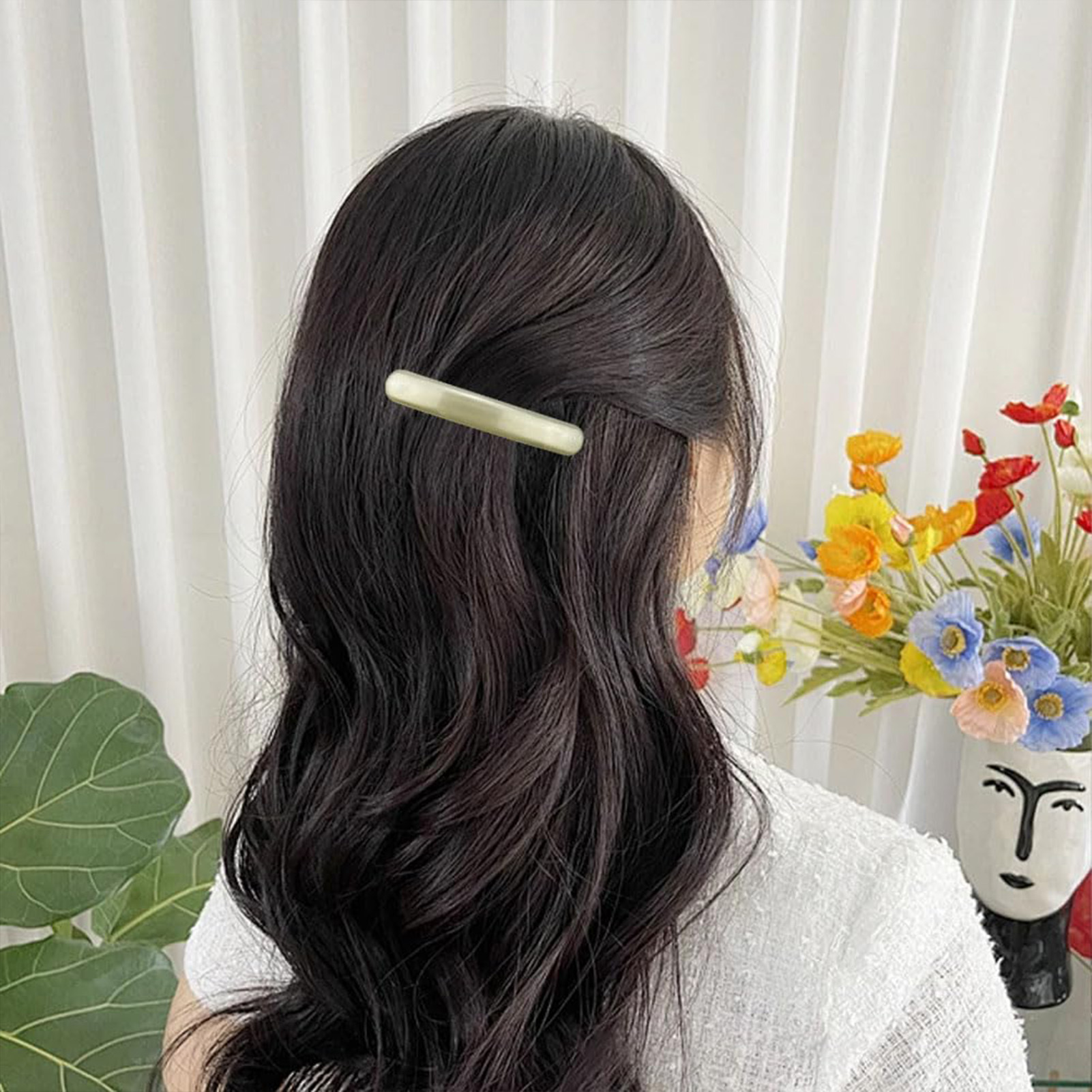 Retro Thin Hair Clips Spring French Hair Clips Duckbill Shape Barrettes Clips Spring Clips Simple Fashion Hair Accessories