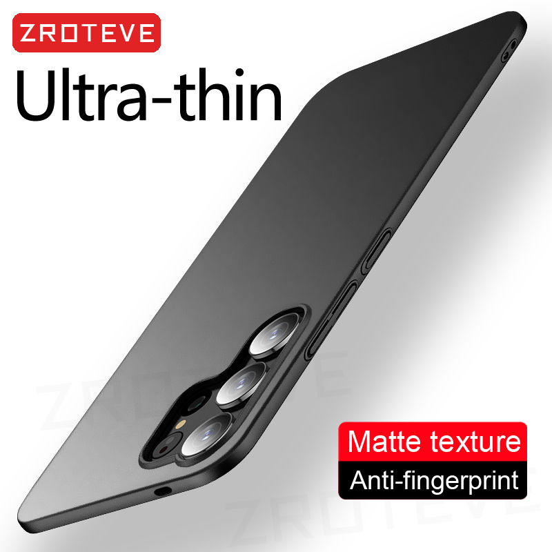 S26 Ultra Case Zroteve Hard PC Matte Thin Cover For   S25 Edge S24 FE S22 Plus S21 S23 FE S25+ S26+ 5G Phone Cases