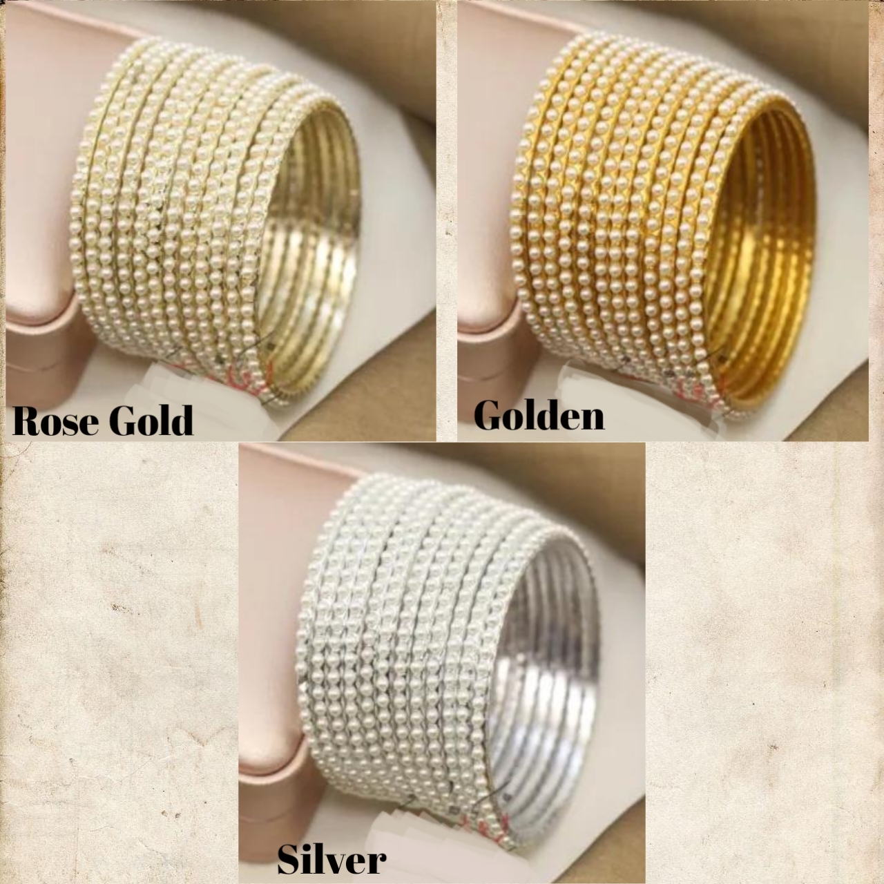 Bangles for girls| Elegant Pearl Metal Bangle For Girls and Women | Casual and Formal Wear | Metal bangles | pearl bangles for girls