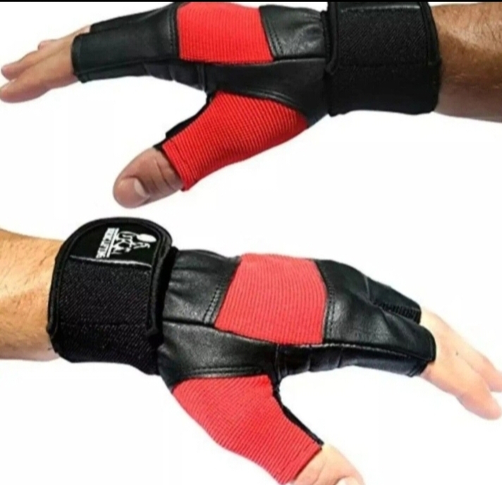 Weightlifting Gym Gloves Fitness Wrist Wraps Exercise