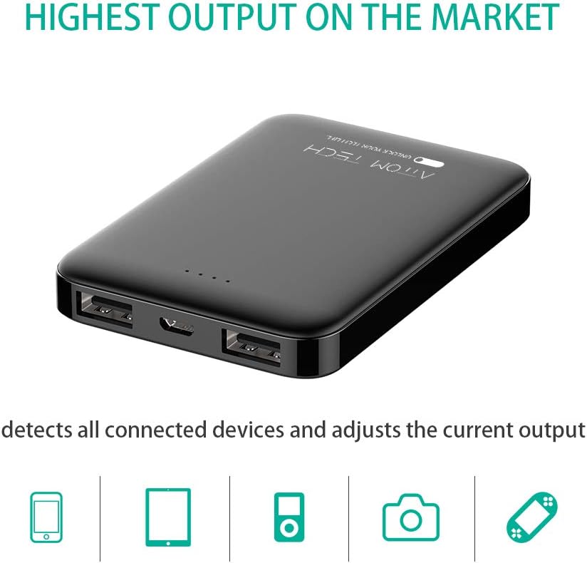Pocket size power bank 5000 MAH for all mobile phones