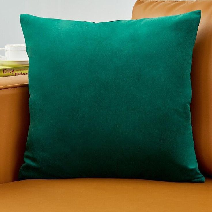 Plain Velvet Cushion Covers 16"×16" Inches By Ayat Bedding