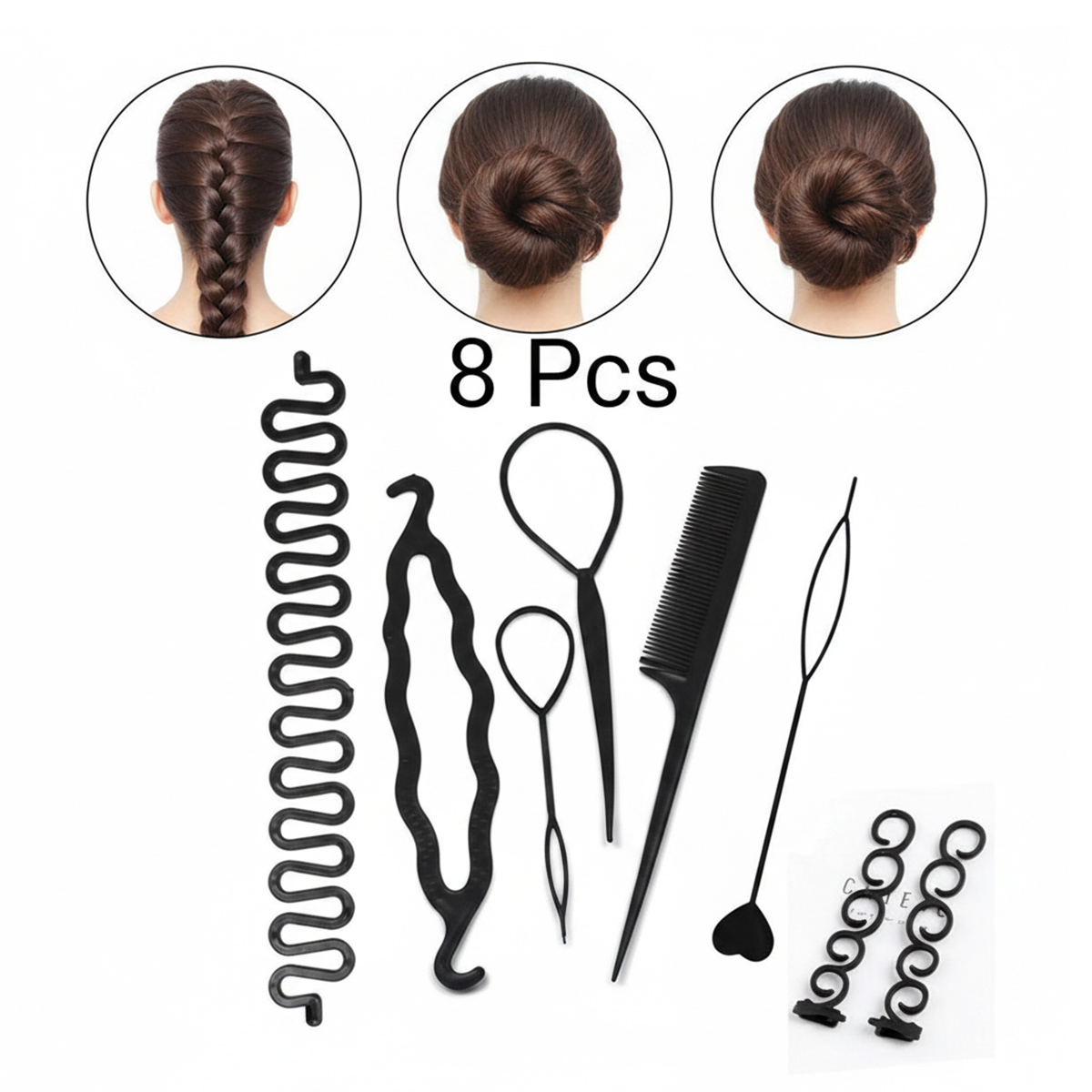 Braids Tools with Zig Zag Pony Tail Makers Professional Tools Hair Best Price in Bangladesh