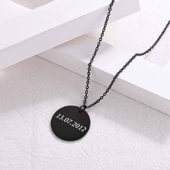 Dm Name Locket Customized coin locket Customized your name | Daraz.pk