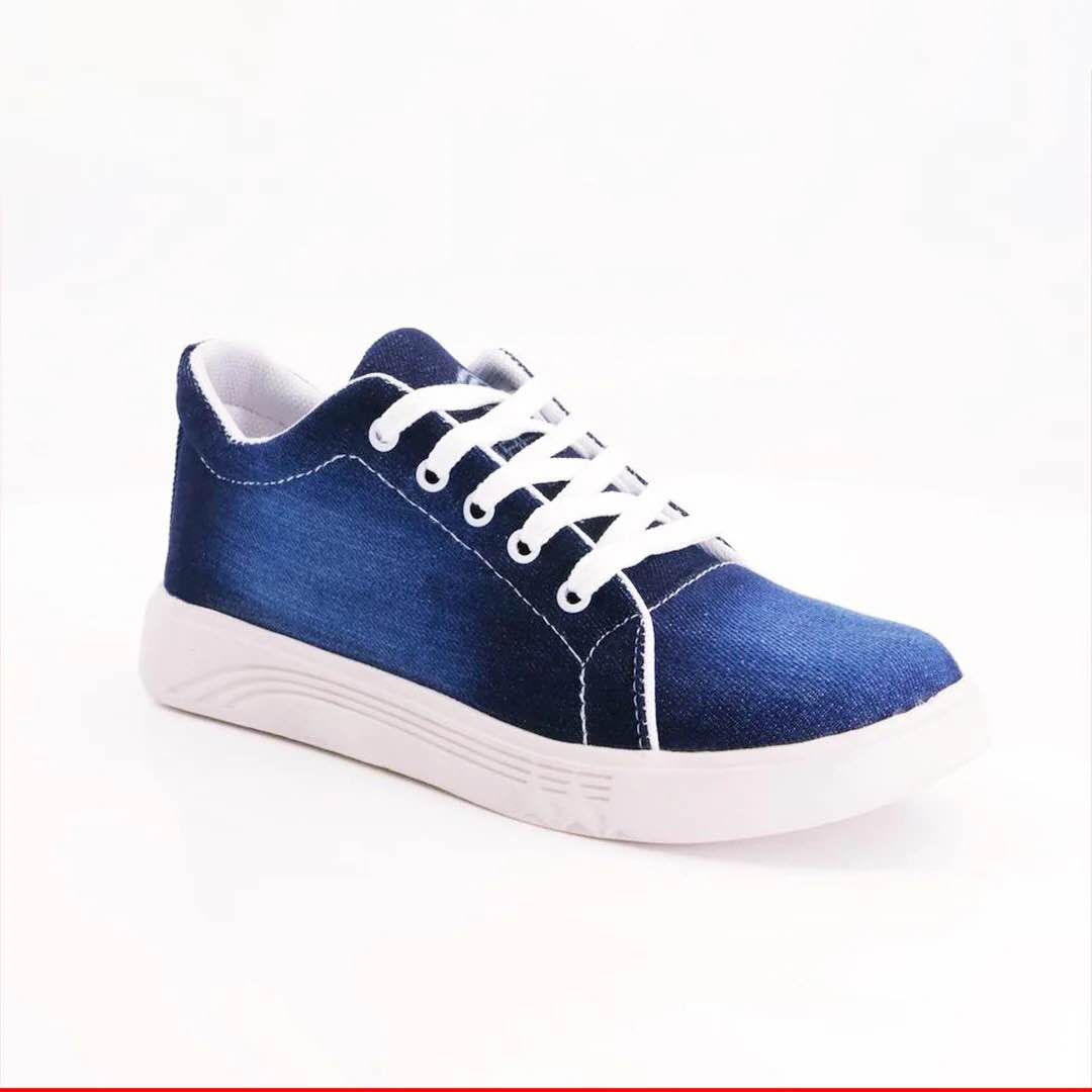 Girls Shoes of Best Quality Blue Jeans Lightweight
