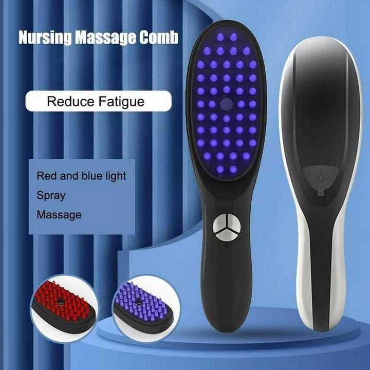 Hair Growth Brush with Steam & Vibration | Scalp Massage Hair Care Brush | Electric Hair Treatment Brush