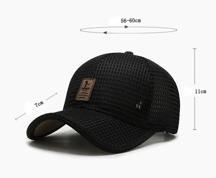 Summer Cool Breathable Mesh Baseball Cap Women Men UV Protection Outdoor Riding Fishing Tennis Golf Caps Fashion Sport Hat