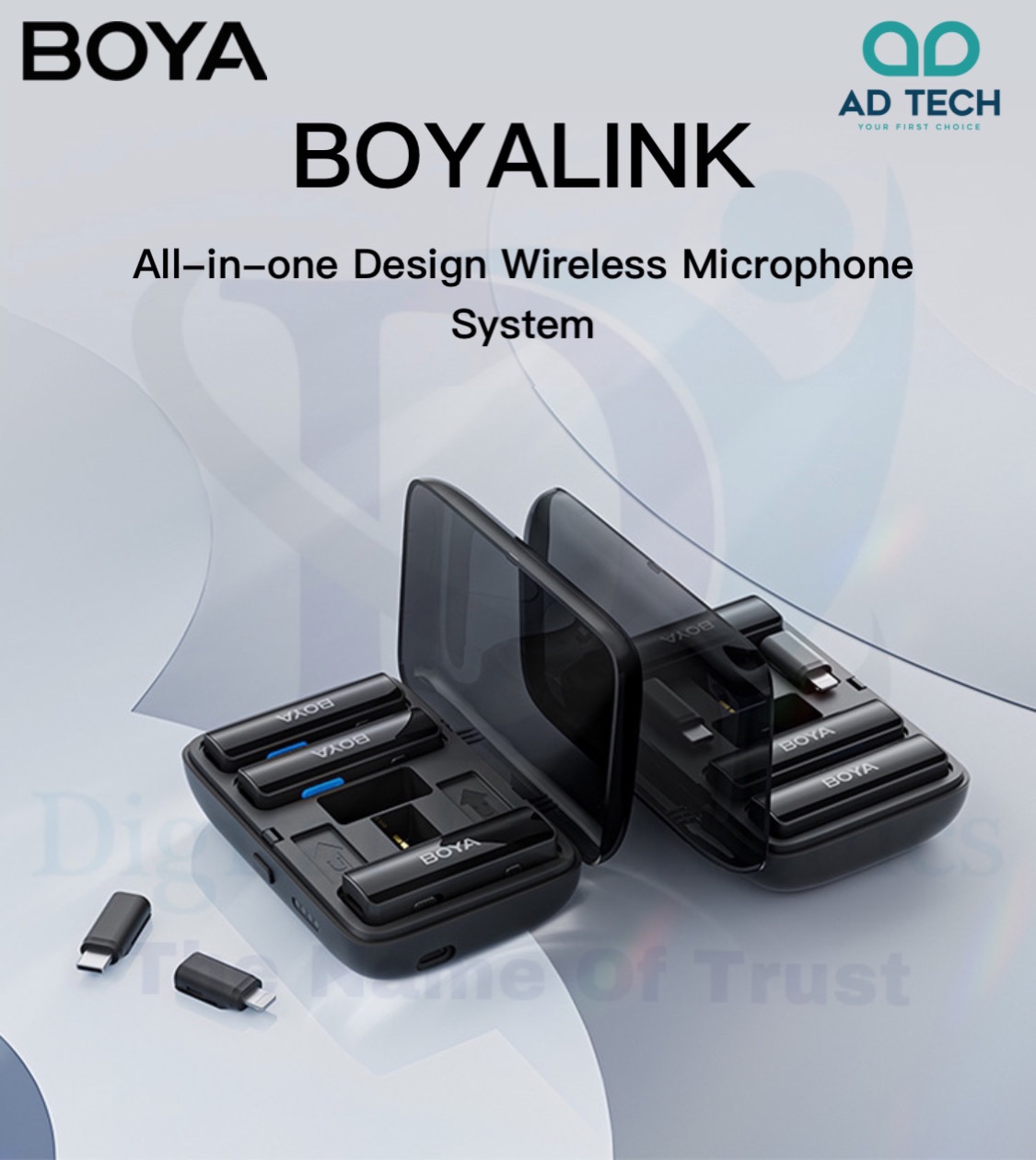 BOYALINK All-in-one Design Wireless Microphone System 