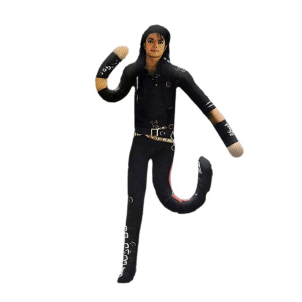 -Michael Jackson Cosplay Prop Doll Plush Figure Abstract Joint Mobility Dolls Soft Stuffed Room Decoration Props Collection 