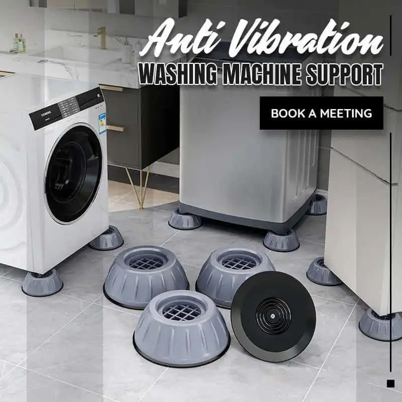4pcs Universal Anti-Vibration Feet Pads Washing Machine Rubber Mats