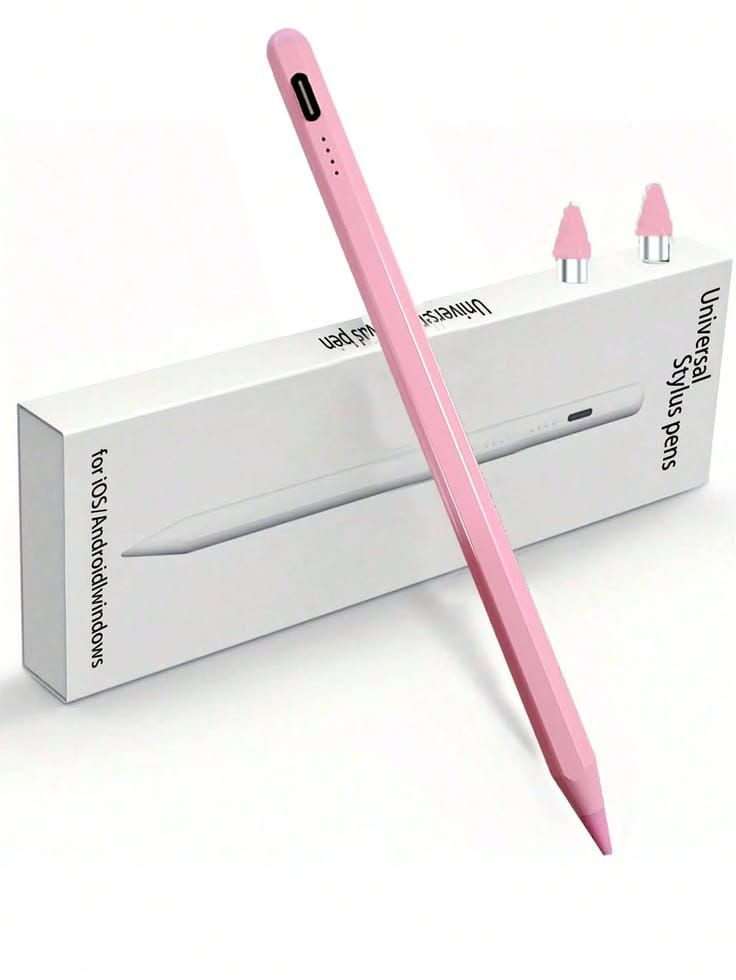 Universal Stylus Pen For All Touchscreen Devices | High Precision Metal Tip | Rechargeable | Long Battery | Compatible with lpad Android & Windows Touch Devices