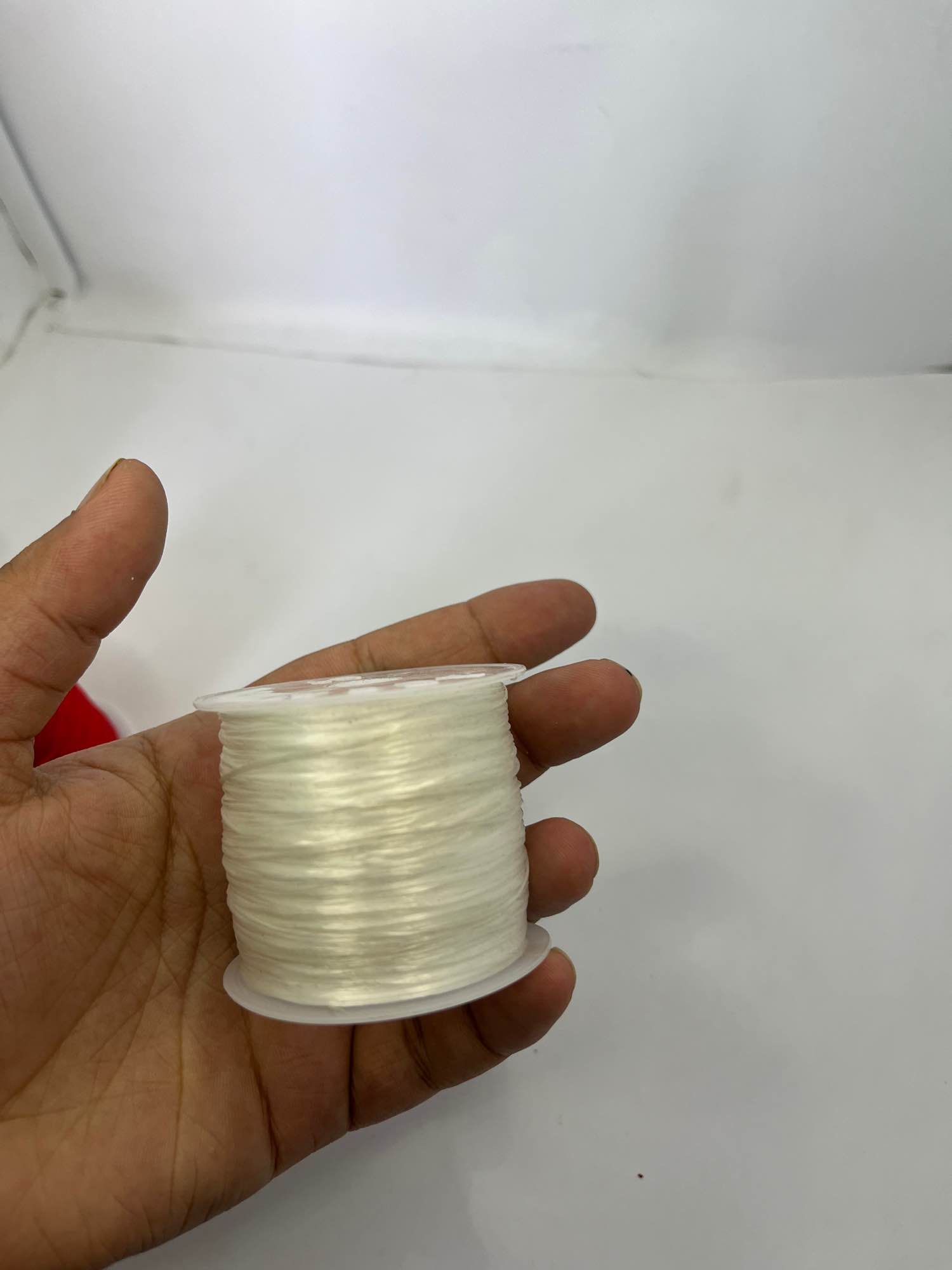 Stretchable Thread For Jewlery Making Nylon Thread For Bracelet Making Elastic String For Beading Jewelry Cord, Elastic Bracelet Rope Crystal Beading Cords  High-Quality Crystal Bead String / 5 yard (5 gazh).