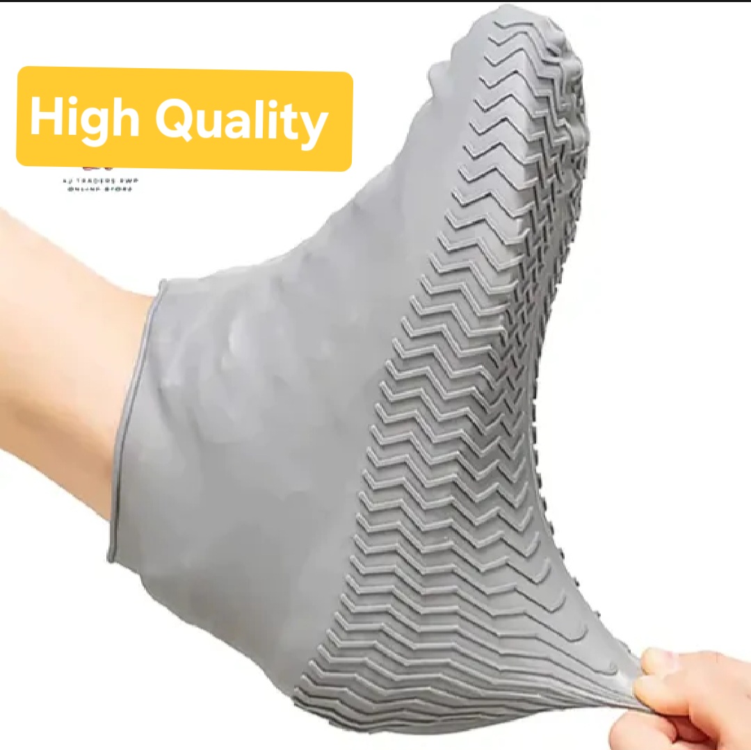 Silicone Non-Slip Rain Boot Shoe Cover | Waterproof & Reusable Shoe Protector | Anti-Slip Elastic Shoes Rain Cover for Men & Women | Perfect for Rainy Season & Travel