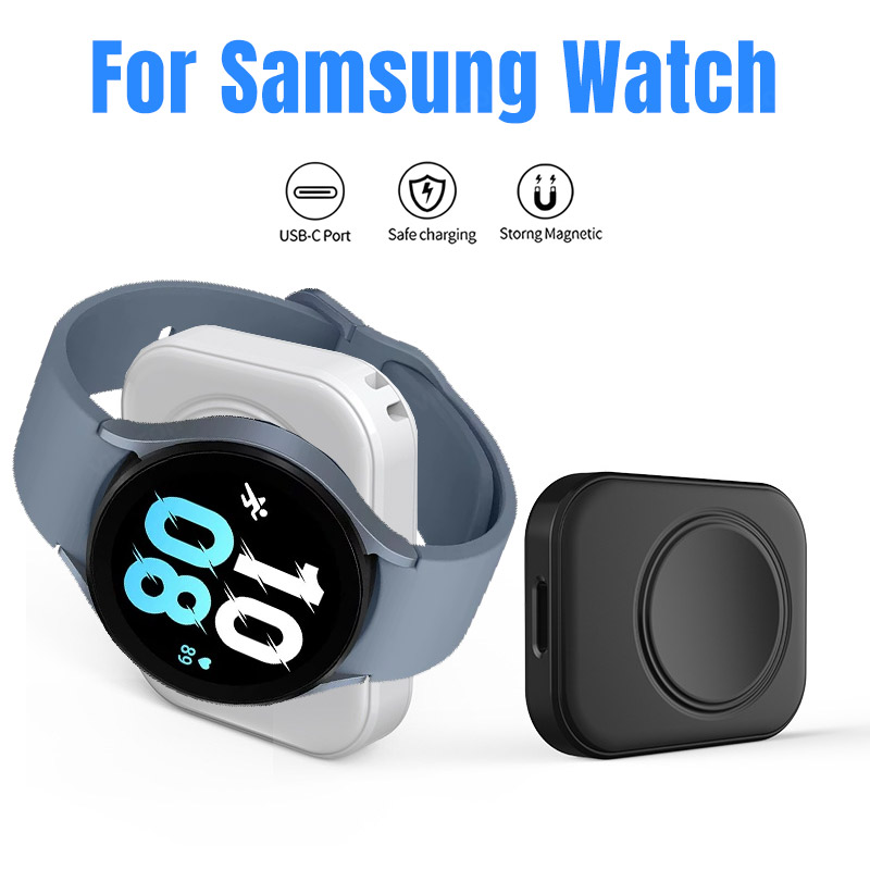 Magnetic Wireless Portable Watch USB Type C Fast Charger for   Watch 7/6 Classic 5/4 4 Pro 3/Active Fast Charging