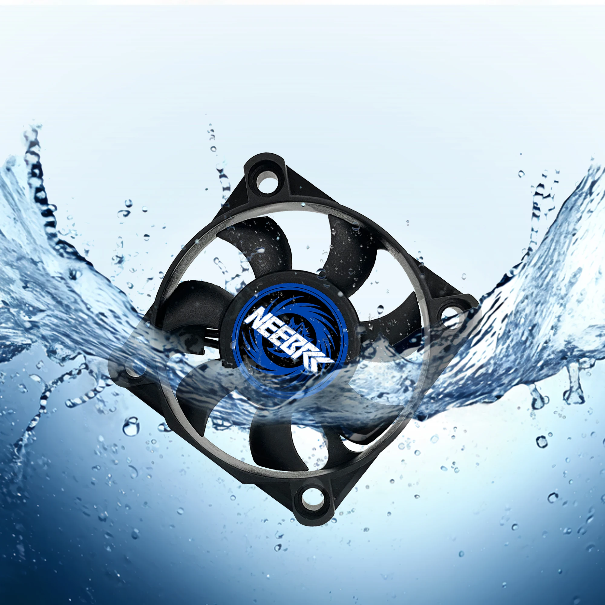 NEEBRC 25/30/35/40/45/50mm RC Motor Cooling Fan High Wind Rapid Heatsink 10000-30000RPM 5V-12V JST Plug for 28/36/42mm Motor ESC