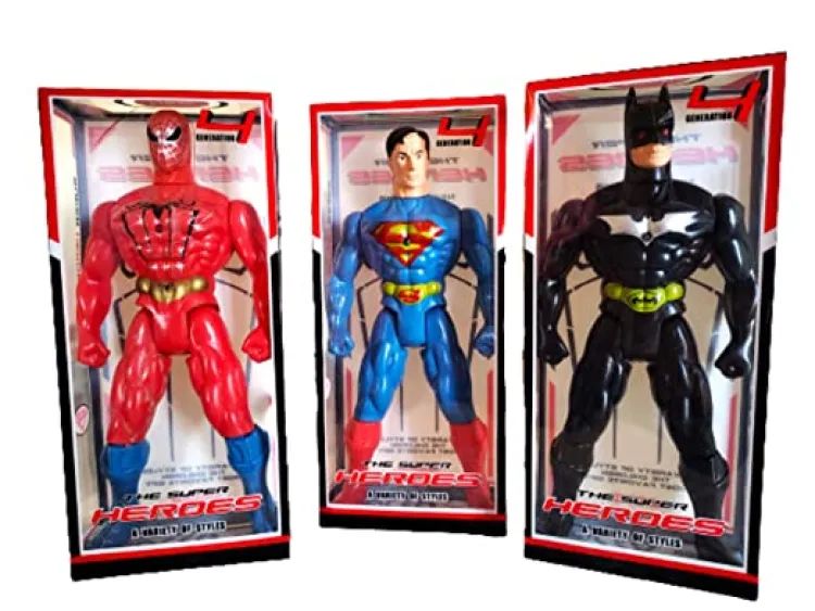 Regent Action Justice Superb Heroes Figures Toys Play Set For Kids With Led Light main image 0