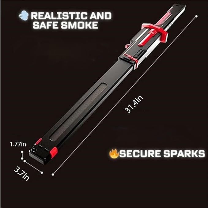 lighting spray sparkle effect sword for kids lighting sound effects sowrd action toys for kids katana Kombat sword