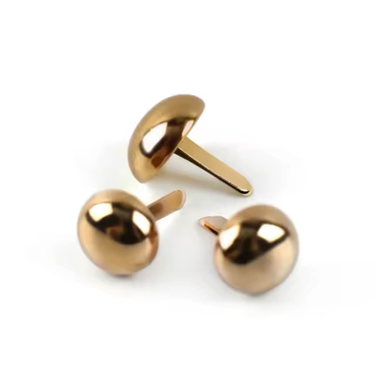 10Pcs 10mm Metal Bag Two-legged Nails Rivet Buckles Handbag Decorative Clasps DIY Leather Luggage Hardware Accessories