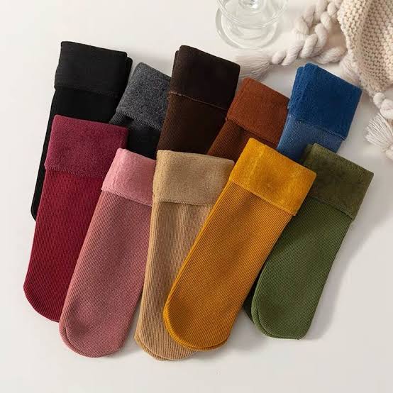 Women’s Winter Warm Fleece Socks - Soft, Thick, Elastic Velvet Boot & Sleeping Socks, Cold-Resistant,