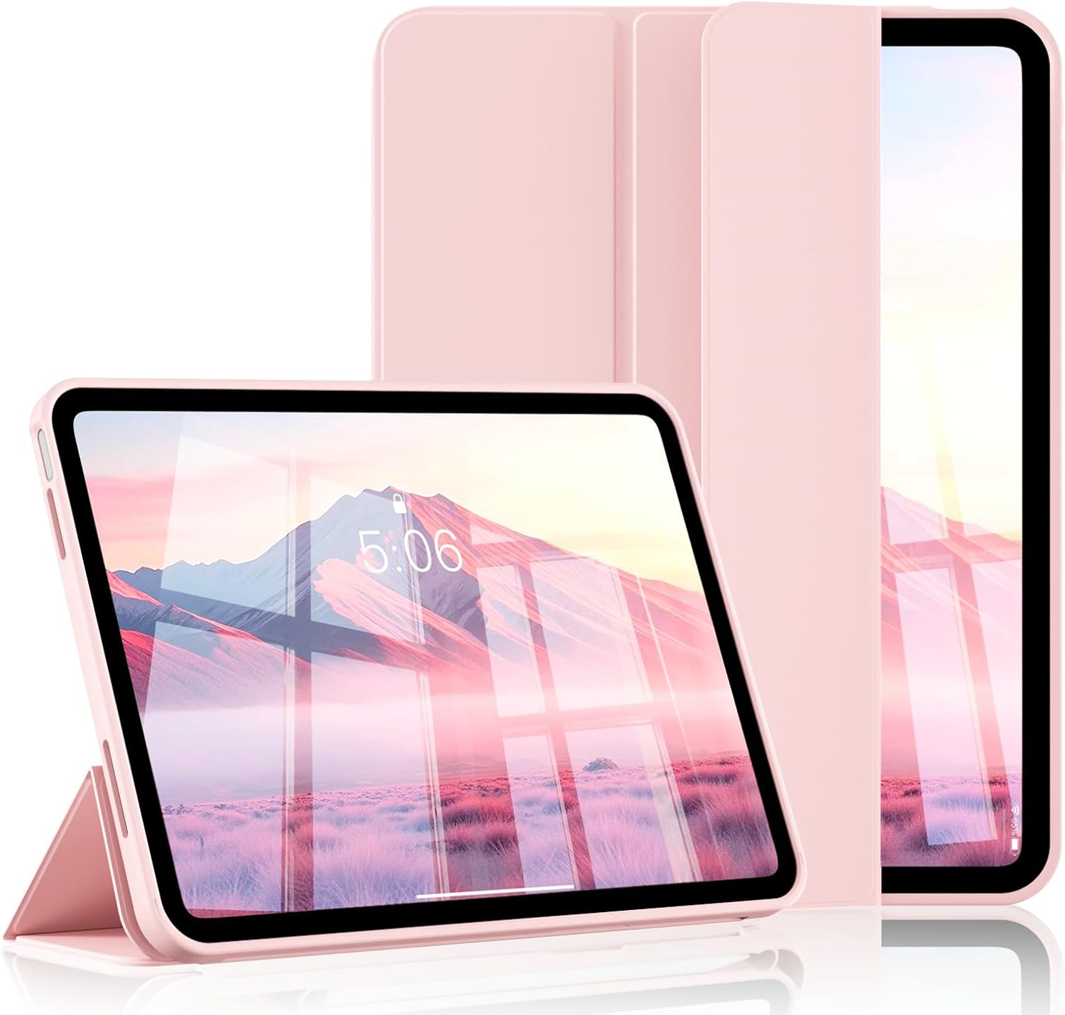 Case For   Tab A7 Lite A8 A9 A11 Plus Tab S7 S8 S9 S10 FE S6 Lite Magnetic Flip Stand Tablet Cover Soft Back Shell