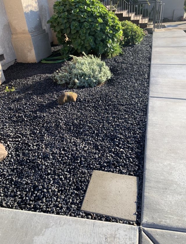 Beautiful Black Stone, Pebbles for decorative, gardening, Pot and