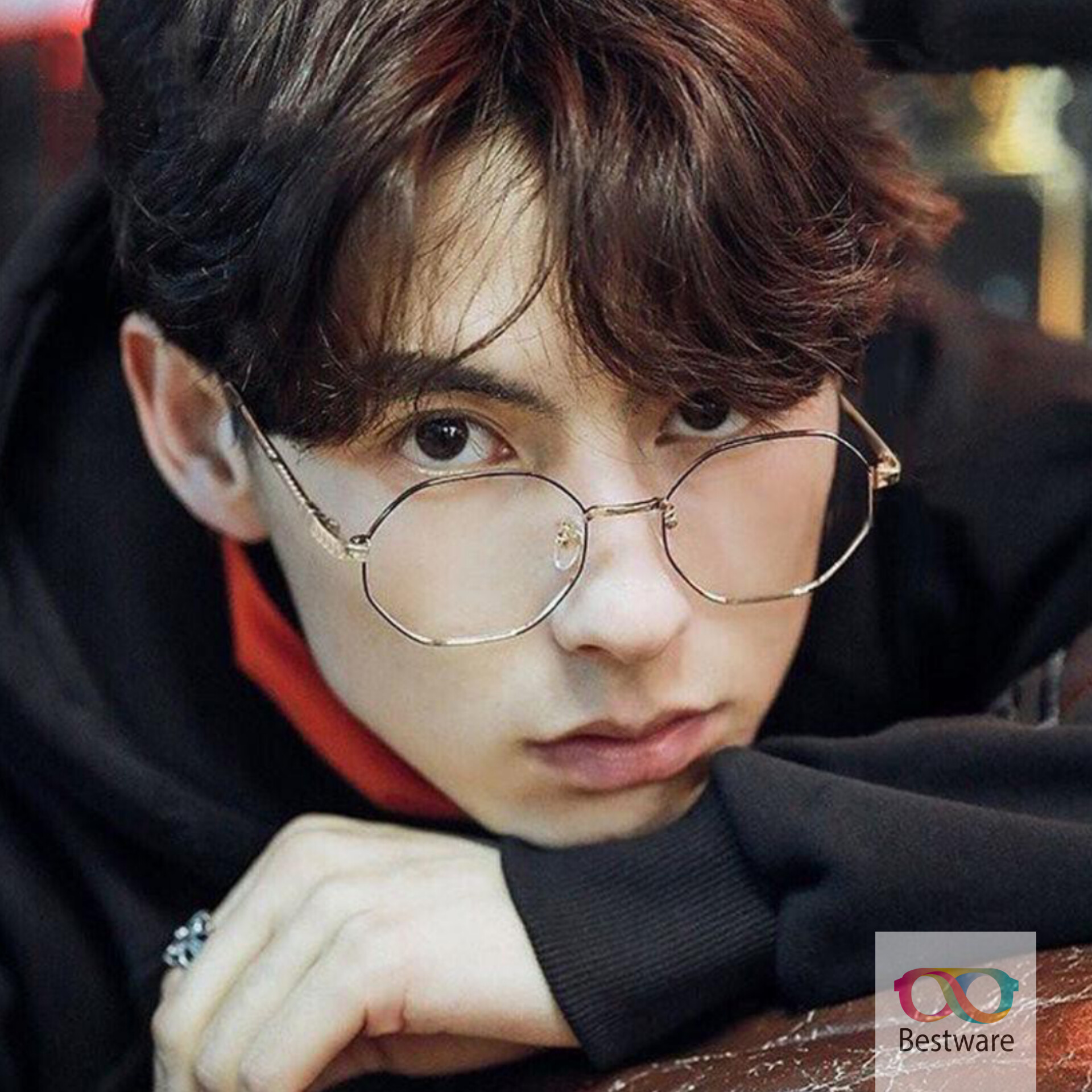 Hexagon Metal Glasses for Men/Women. New Retro Style Hexagon Metal Glasses Frame for Girls/ Boys. imported Quilty Glasses for Men/Women. Metal Golden Glasses | Metal Silver Glasses| Glasses Frame | Metal Glasses Frames |  Glasses for Men.Glasses for Women