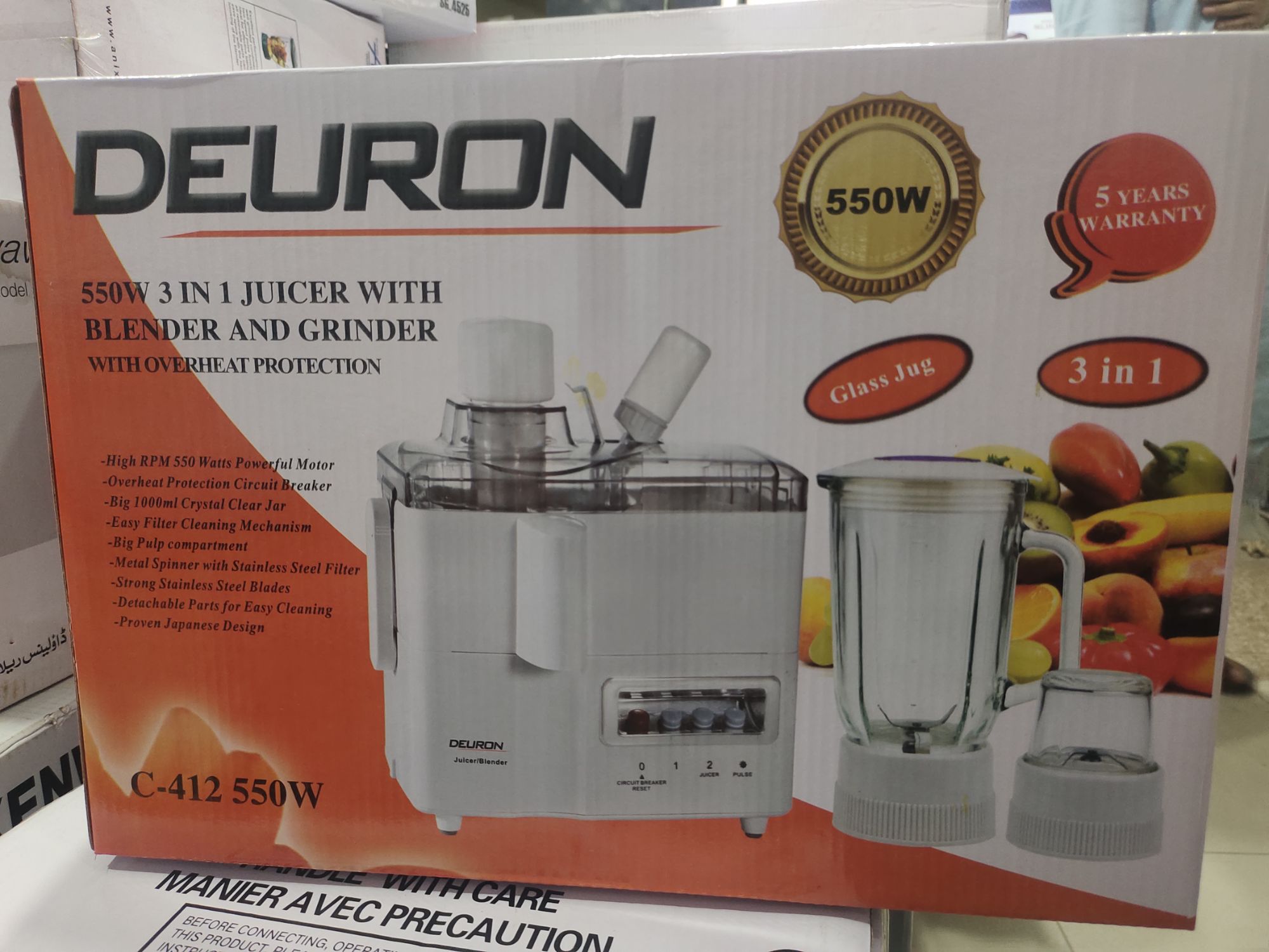 Juicer with blender 3in1 deuron GL-412
