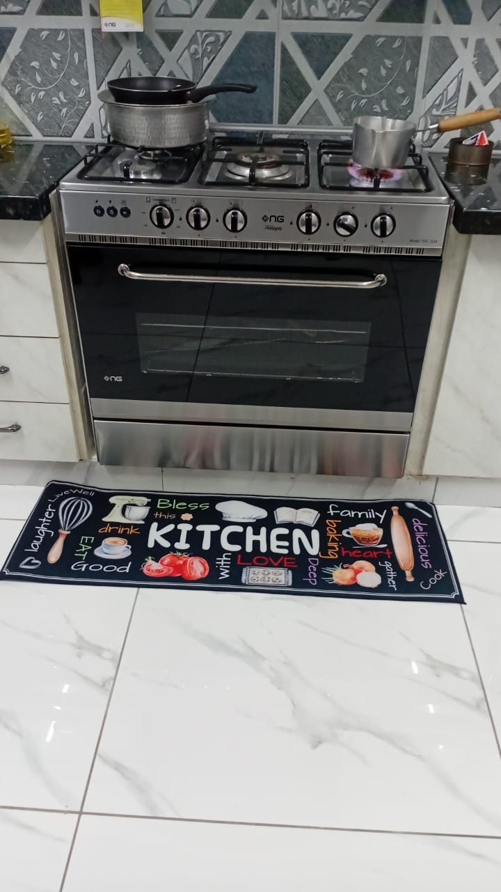 Creative Anti Slip Water Absorbent Floor Mat for Kitchen /Luxury Anti-Slip Kitchen Floor Mat Set – Ergonomic Cooking Comfort Rugs