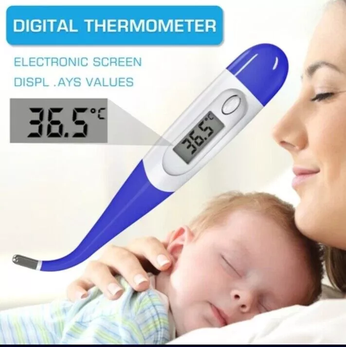 Flexible Digital Thermometer Kid and adult Flex Tip Digital Thermometer