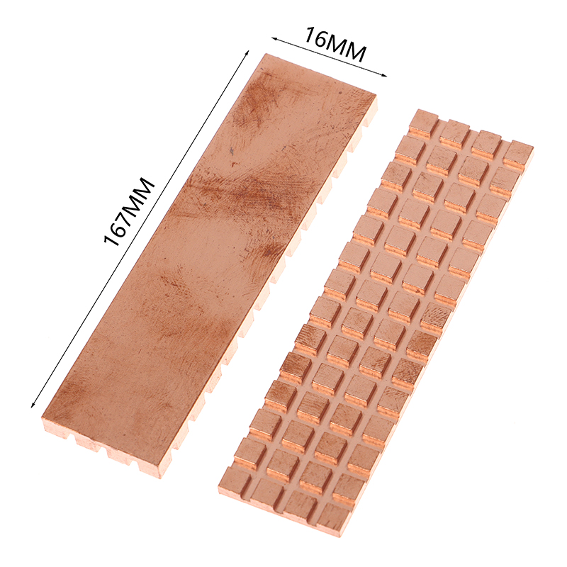 PC Notebook SSD Heat Sink For M.2 2280 PCI-E NVME With Thermal Pad Heatsink Computer Cooler Copper Radiator Accessories