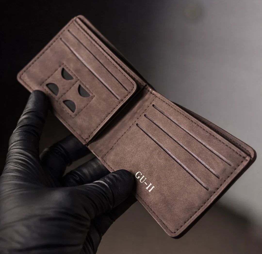 Leather Wallet for Men Slim Matte Finish Wallet