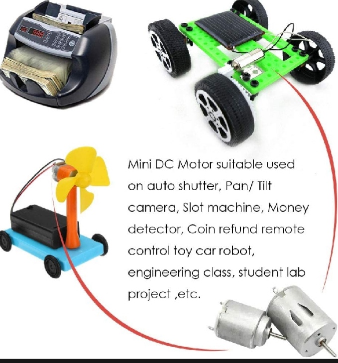 DC Motor Fan Set Electronic Science Project Kit With Battery DIY Kit For Students 4V Motor Fan Propellers and etc
