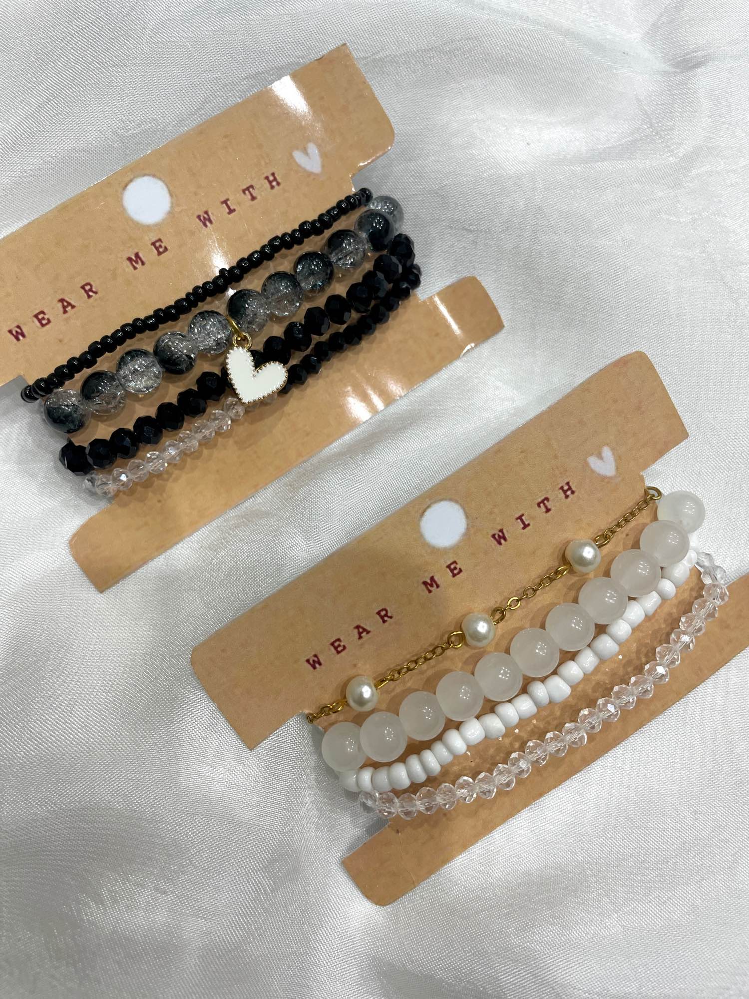 Trendy Beaded Bracelet Set | Elegant Pearl & Crystal Bracelets | Daily Wear Fashion Jewelry for Girls | Perfect Gift Set