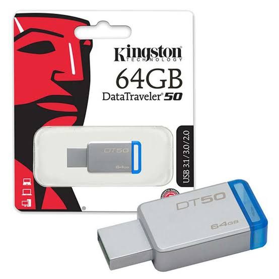 KINGSTON USB FLASH DRIVE (64GB) 3.2 Latest Generation