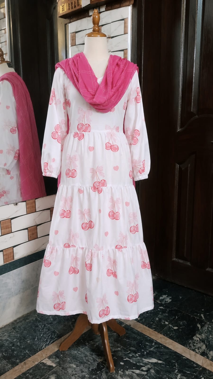 girls frok cotton fabric
