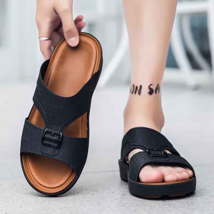 Mens Soft Medicated Slides EVA Imported Flip Flops & Sandals Mens Indoor Chappals & Slides