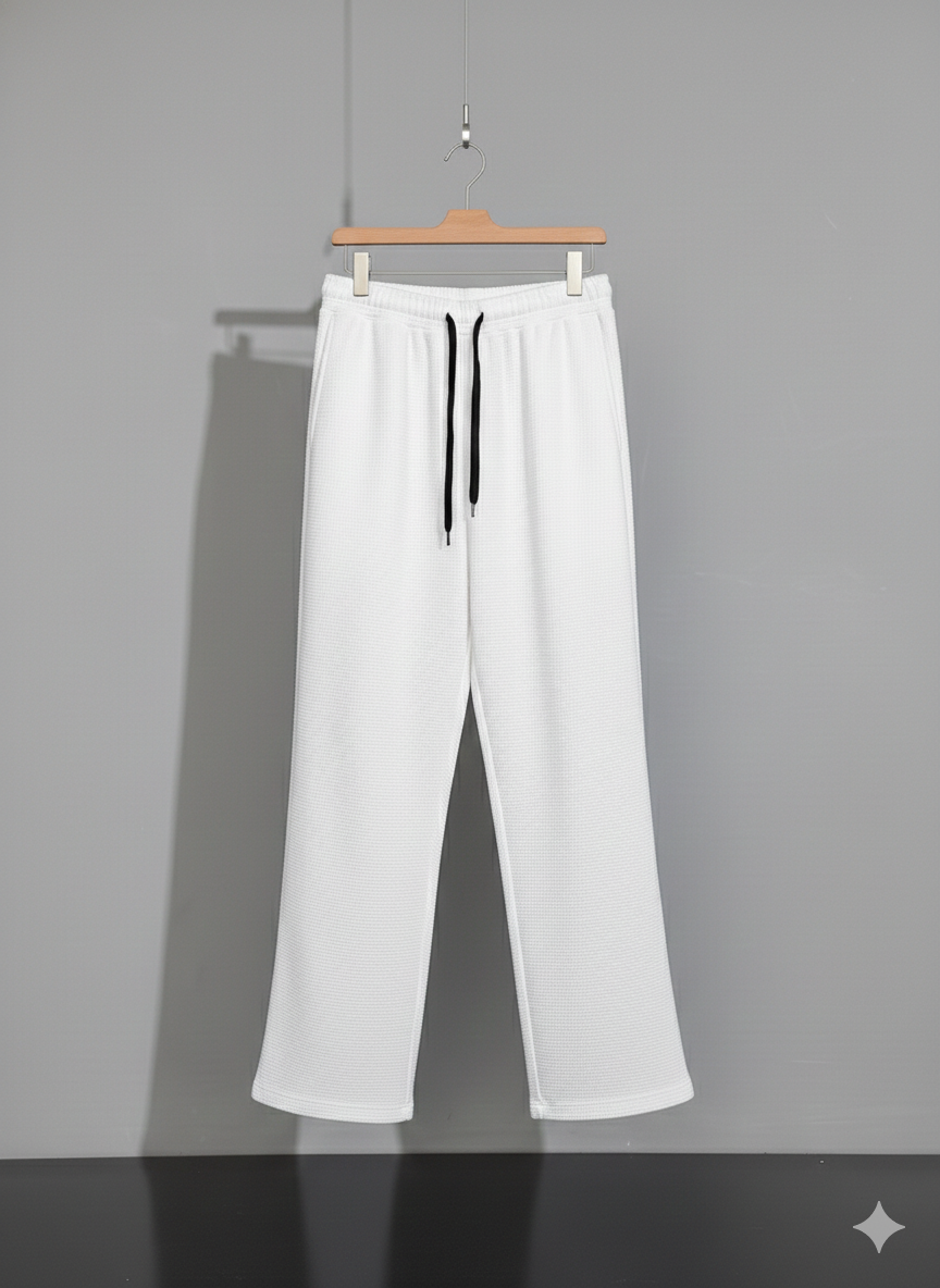 mens loose bottom trouser in  stretchable Jersey fabric